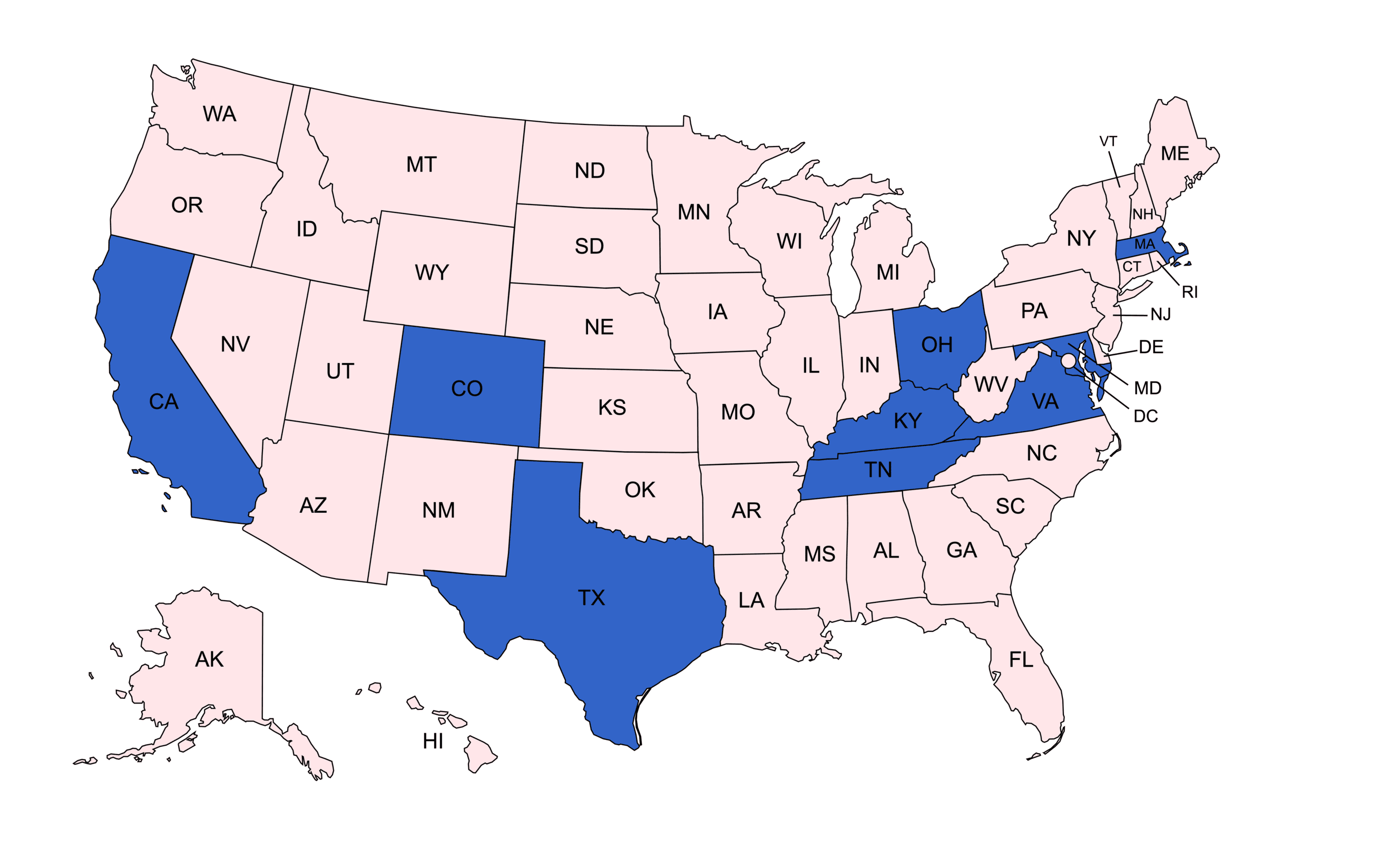 Active States Map